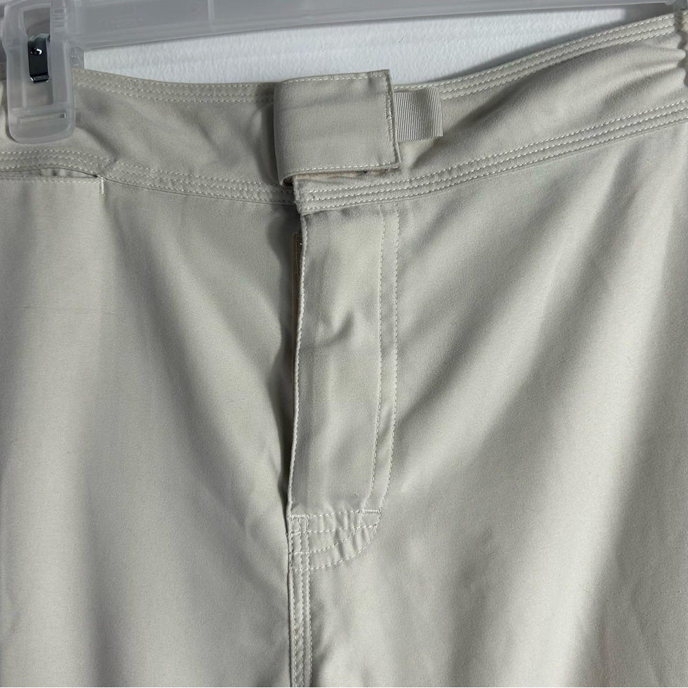 Vintage PATAGONIA Womens Pataloha Capri Pants Beige Hike Beach Walk Size Small - Picture 2 of 12